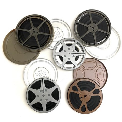 8mm Home Movies On Kodachrome Film - Lot Of 5 Metal Kodak Revere Goldberg Reels
