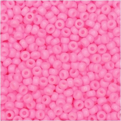 Miyuki Round Rocaille Seed Beads Size 11/0 23.5GM Opaque Pink 11-415-5