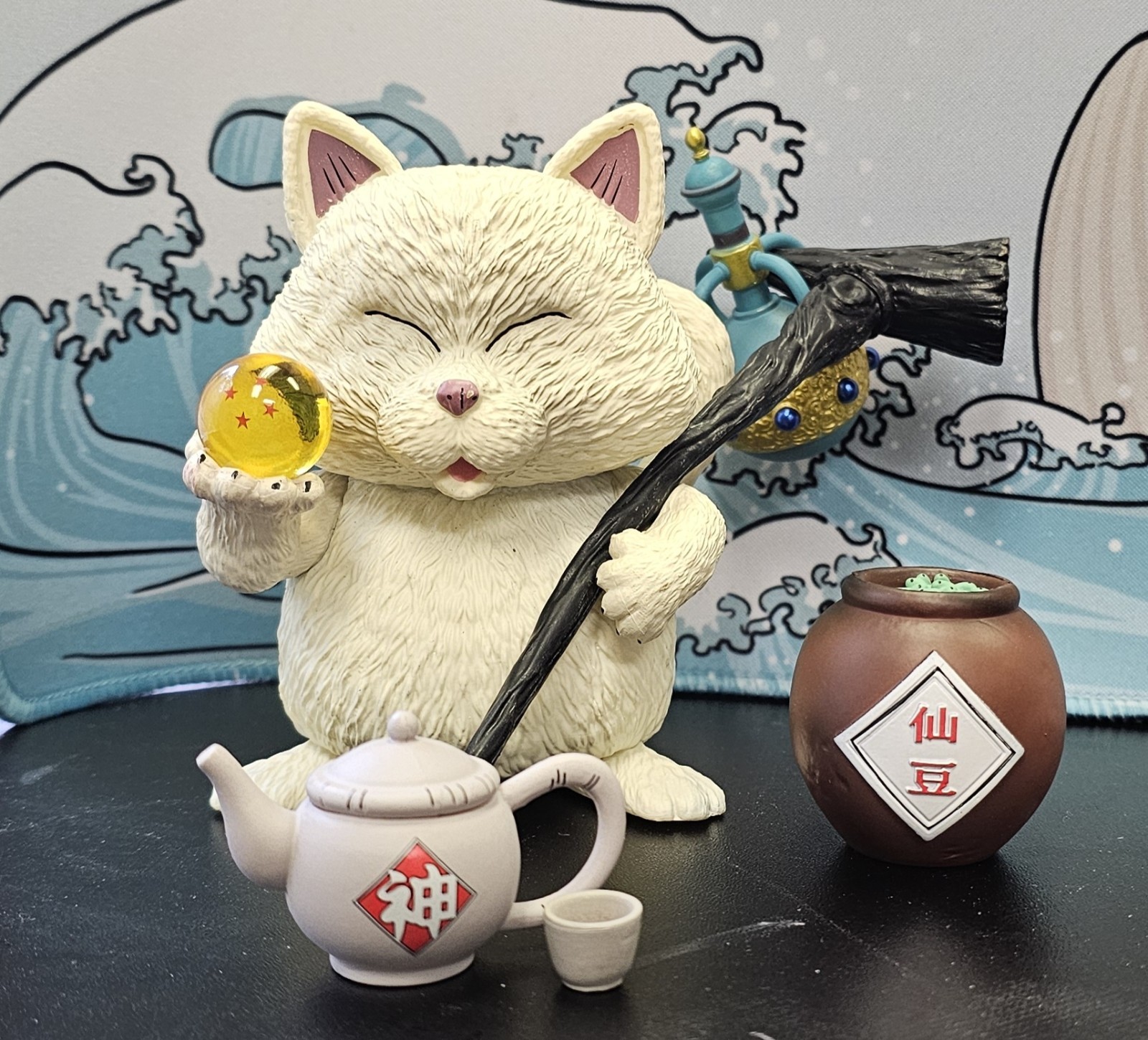 Anime Dragon Ball Karin-sama PVC Figura Juguete Modelos Coleccionar Estatua 11CM Sin Caja