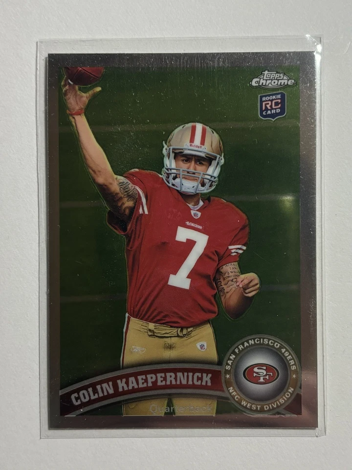 COLIN KAEPERNICK ROOKIE RC LOT - TOPPS PLATINUM CHROME RR #59 #25 - 3x CARDS LOT - Image 3 of 4