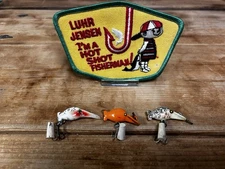 Vintage Luhr Jensen Eddie Pope Era Hot Shot’s M7 (3) HTF Steelhead Fishing Lures