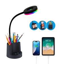 Eye-Caring Reading Light Home Office LED Desk Lamp USB RGB Mood Night