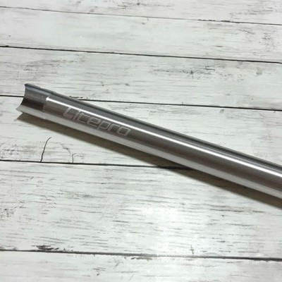 Sehr guter Zustand Litepro Sattelstütze silber Dahon K3 K9X Turn