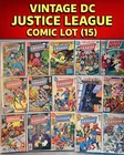 Vintage DC Justice League of America Comic Lot (15) Bronze Age Batman Superman