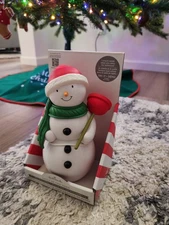 Hallmark JOLLY IN THE JOHN Snowman with Plunger & Sound Motion Activated ~ NIB
