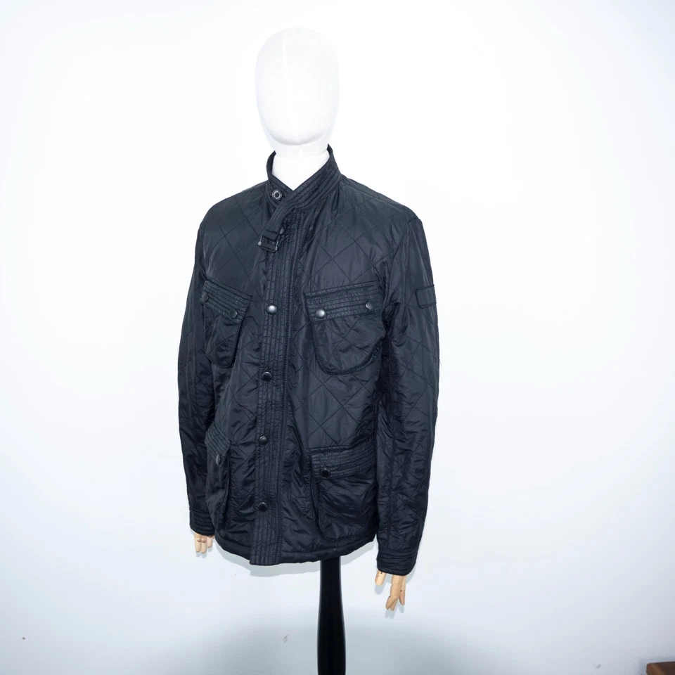 BARBOUR TOKITO Limited Edition Black Quilted International Motor Cycling Jacket - Image 2 of 4