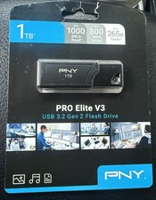 PNY 1TB Pro Elite V3 USB 3.2 Gen 2 Flash Drive - P-FD1TBPROV3-GE. New!!