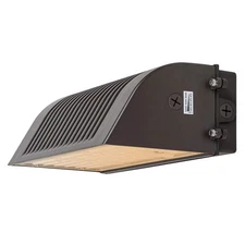 Selectable LED Full Cutoff Wall Pack Light With Photocell AC120-277V