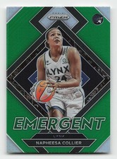 2022 Panini Prizm WNBA #1 Napheesa Collier Emergent Prizms Green