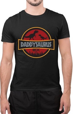 Lustiges T-Shirt Daddysaurus Vatertag Weihnachten Neuheit inspiriert