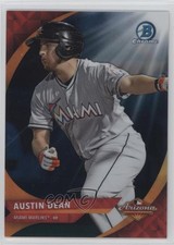 2016 Bowman Chrome 2015 AFL Fall Stars Blue Refractor 7/150 Austin Dean 0b0
