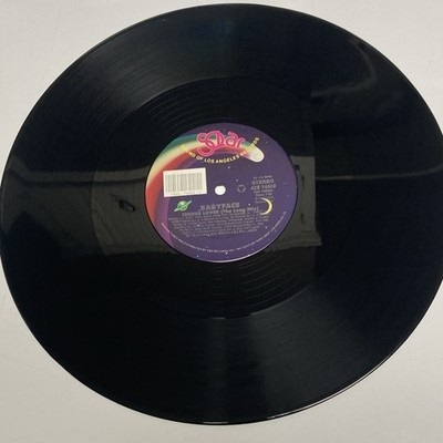 Babyface   Tender Lover 12'' Promo Single Vinyl R&B SOLAR Records 33 RPM