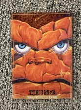 2024 SKYBOX Marvel Masterpieces 92 Platinum #91 THING CLEAR CUT