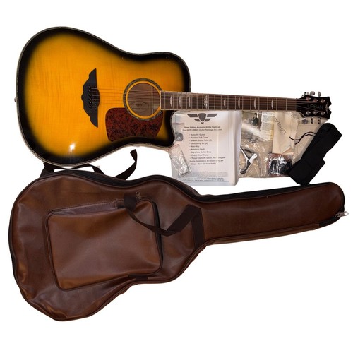 Juego de Guitarra Acústica Keith Urban Player + Estuche de DVD de 30 Lecciones y Juego Completo de Selecciones