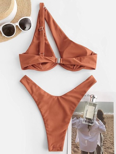 Gorgeous Sexy One Shoulder Bikini Size 8 BNWT - Picture 3 of 6