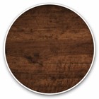 2 x Vinyl Stickers 25cm - Old Grunge Dark Wood Effect Cool Gift #3526