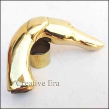 Designer Solid Brass Handmade Handle for Walking Stick Cane Only Handle Gift New