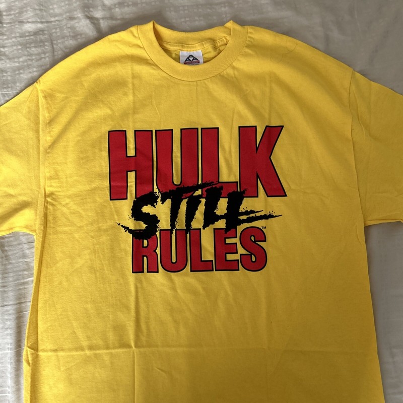 Vintage WWF Hulk Hogan Hulk Still Rules!! 24 Pythons NWO Hollywood Hogan XL New