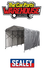 Sealey FGE01 Foldable Garage Extension Shelter 2.5 x 4.5 x 2.5m Vehicle Carport