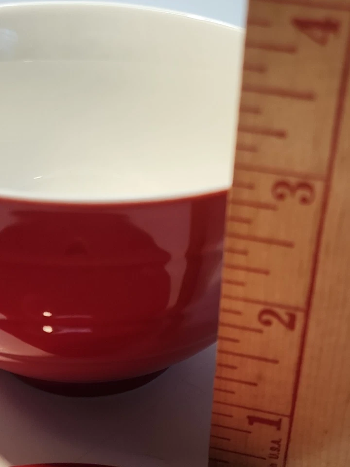 Taza de café roja Tea Forte taza de té empinada 8 oz con tapa Foto 4 de 4