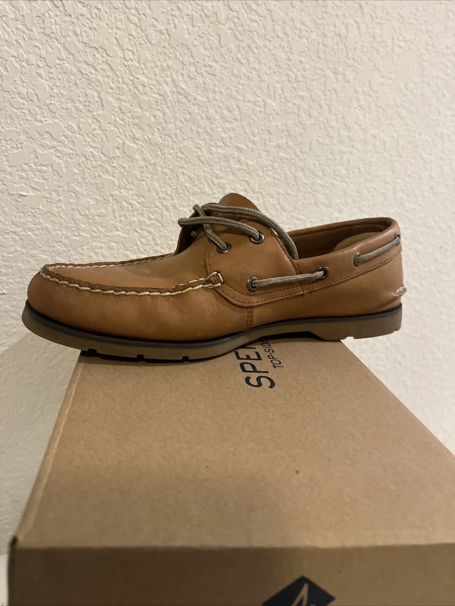 Sperry Top-Sider Leeward Leather Boat Shoe In Brown For Men | Lyst - Foto 11