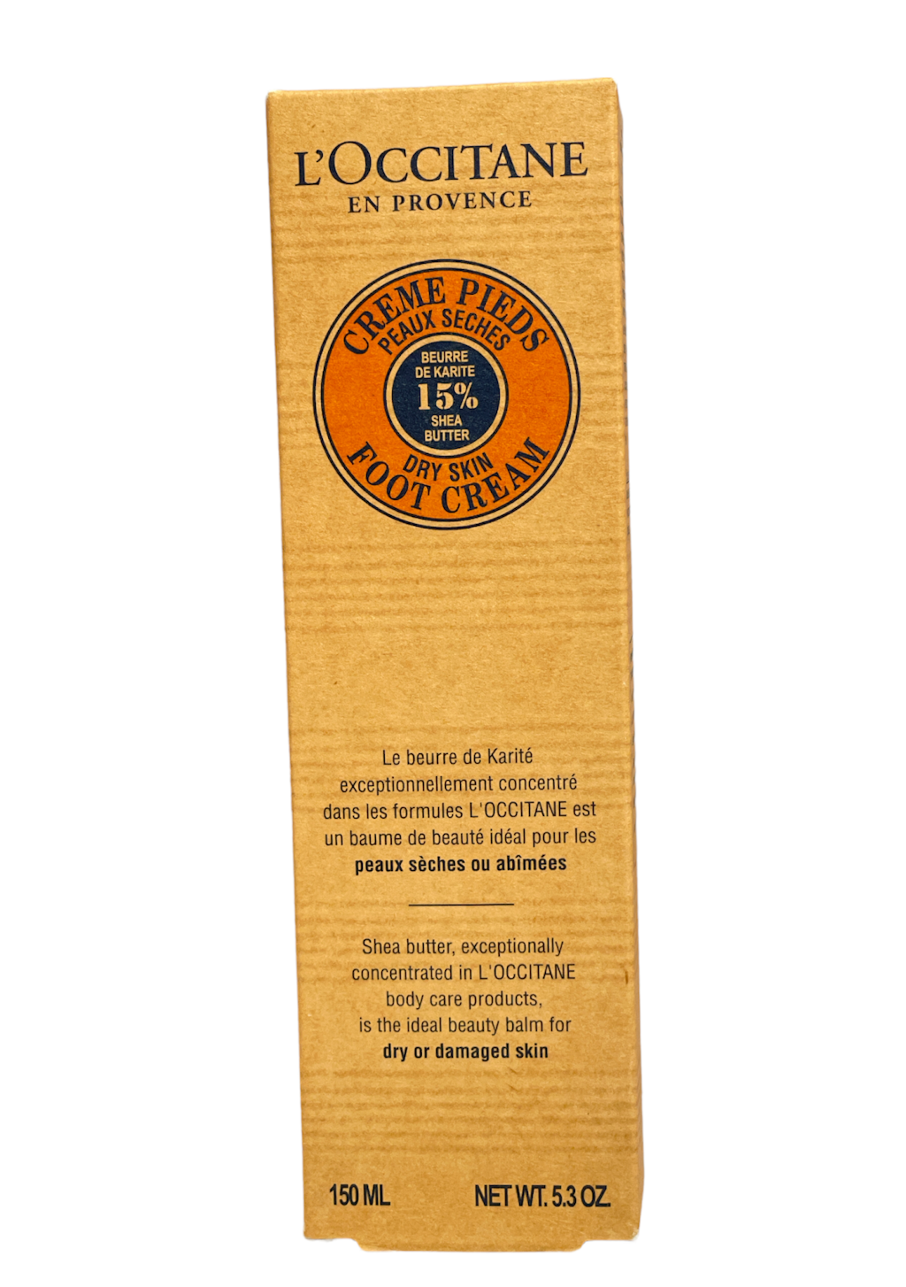 L'Occitane En Provence Dry Skin Foot Cream 150ml/5.3oz. New In Box eBay