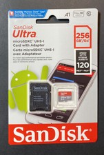 SanDisk Ultra microSDXC UHS-I Card with Adapter 256GB NEW
