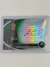 2013 Bowman Platinum Prospects Green Refractor 337/399 Adam Conley #BPAP-AC Auto