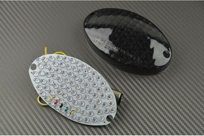Feu stop LED teinté Buell S2 Thunderbolt idéal pour les balades et sorties nocturnes