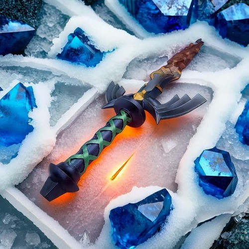 Oggetto di scena cosplay fatto a mano Broken Master Sword - Unico da collezione - Foto 13 di 18