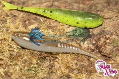Crazy Fish Glider 2 55mm Soft Lure 10pcs