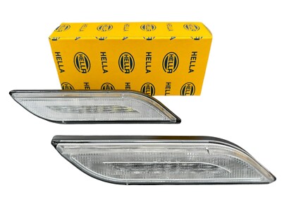 2x Positionsleuchte LED Begrenzungsleuchte 12V + 24V ca. 200x40mm ECE ADR HELLA