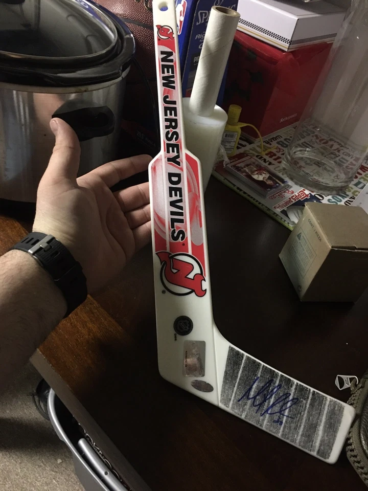 MARTIN BRODEUR New Jersey Devil SIGNED Autographed Mini Goalie Stick w/ SS COA - Image 2 of 4