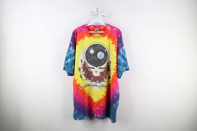 Vtg 90s Mens XL Faded Spell Out Space Your Face Grateful Dead Band T-Shirt USA