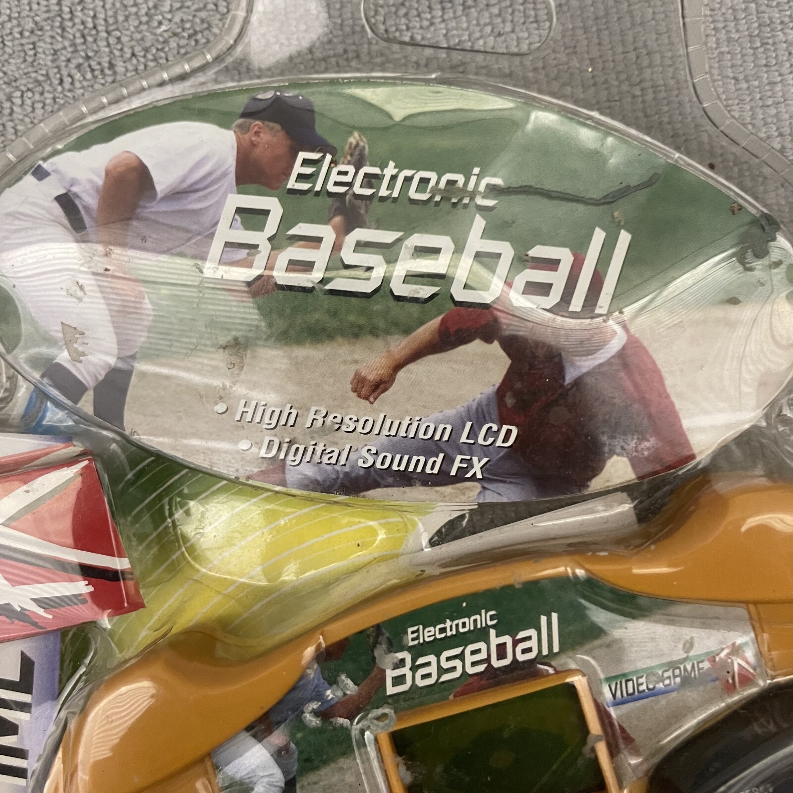 Toy Quest Electronic Baseball Fx Video Handheld Electronic Game Yellow ...