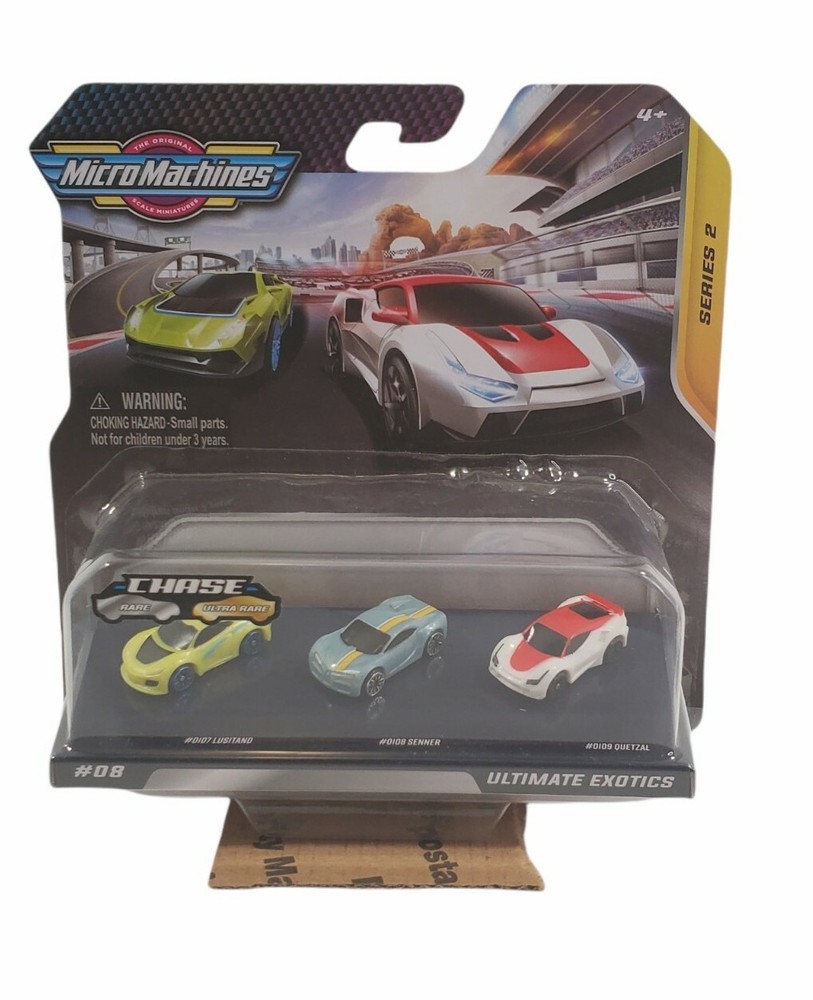 #8 Starter Pack MICRO MACHINES 2020 Series 2 ULTIMATE EXOTICS Race Cars -