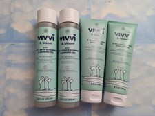 LOT 4 VIVVI  BLOOM BABY 2IN1 WASH  SHAMPOO / FACE  BODY WHIP LOTION