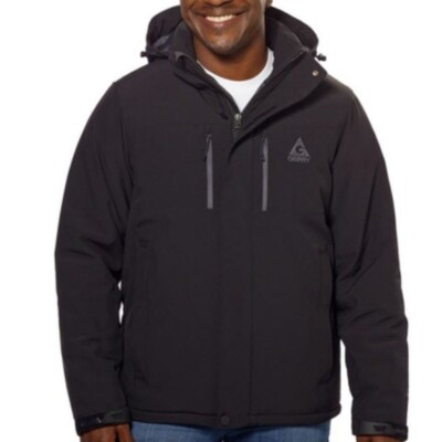 Gerry Weber Black Ski Jacket Pro Insulated Removable Hood Size 2XL