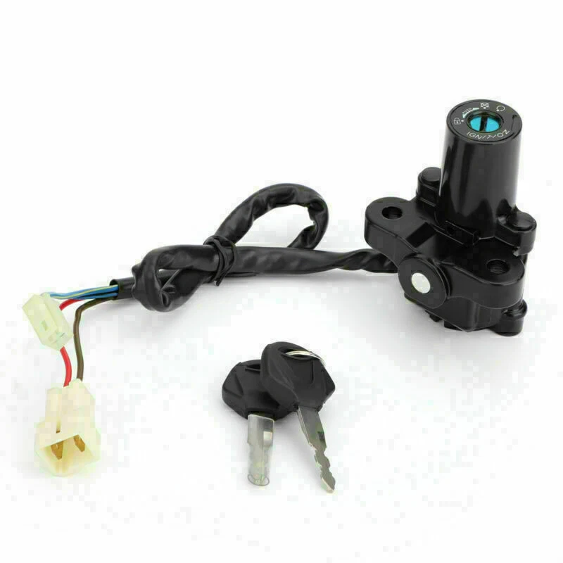Ignition Switch Lock Keys Fit Yamaha YZF R1 09-11 FZ6 04-10 R6 03-11 R6S 2003-09 Foto 3 de 4