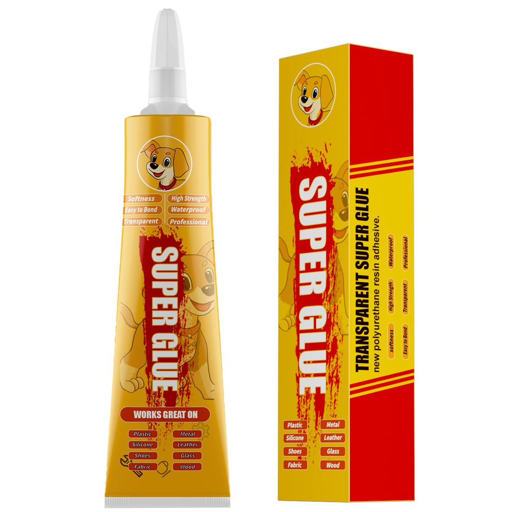 2.5Oz Plastic Glue Gel,Glue for Plastic and Plastic Repair, Clear Plastic Adhesi