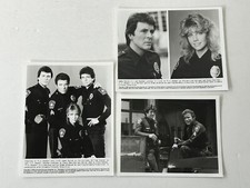 T.J. HOOKER TV Show Press Photo 3pc Lot William Shatner Heather Locklear 1984