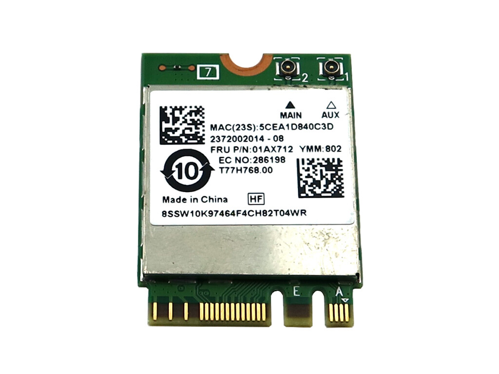 realtek RTL8822BE 無線LAN Wi-Fi ×50 REALTEK RTL8822BE M.2 802.11A/B/G/N/AC WLAN BLUETOOTH 4.2