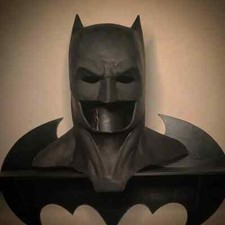 Máscara Batfleck Batman v Superman Capucha de Látex Disfraz de Juegos con disfraces utilería Talla Adulta