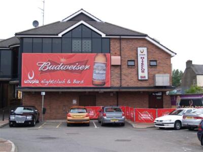 Foto 6x4 The Utopia Night Club An Oghmagh There is a Budweiser Promotion c2007