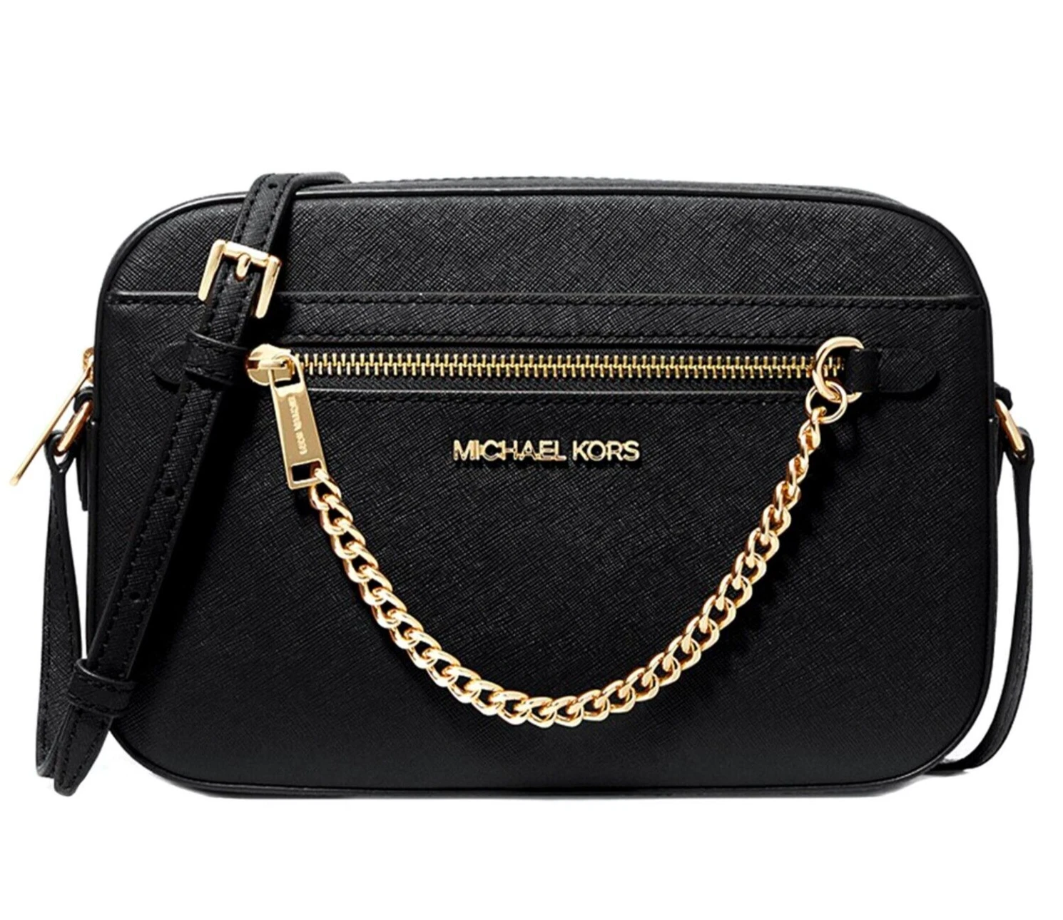 Borsa a tracolla Michael Kors jet set item LG EW Chain crossbody pelle nuova