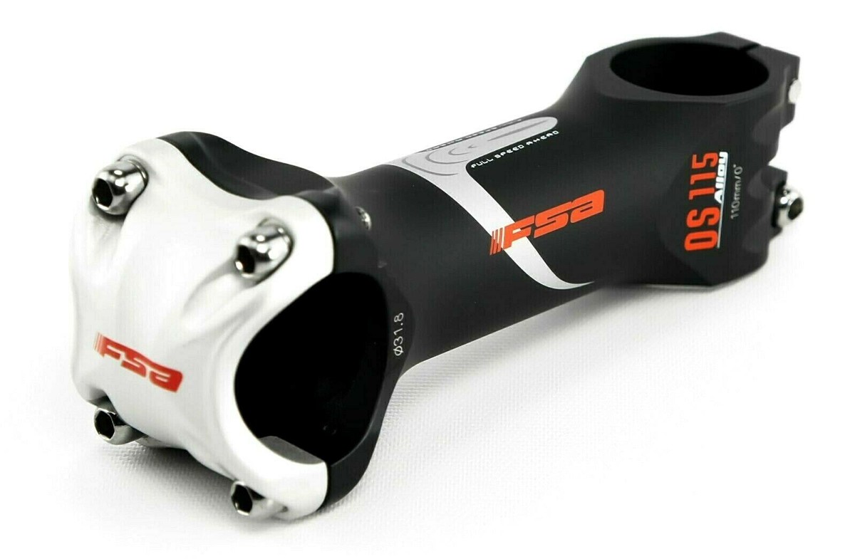 NEW 1 1/8'' FSA OS115 31.8mm Bike Stem 110mm 3D Alloy | eBay