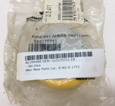 Ski Doo New OEM Gauge Ring Yellow 515175711 Grand Touring Legend