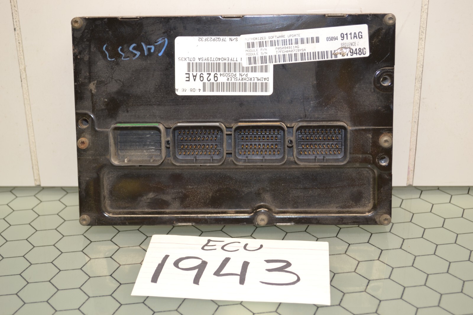 2007 Dodge Charger #1943 Engine Computer ECM ECU 05094911AG