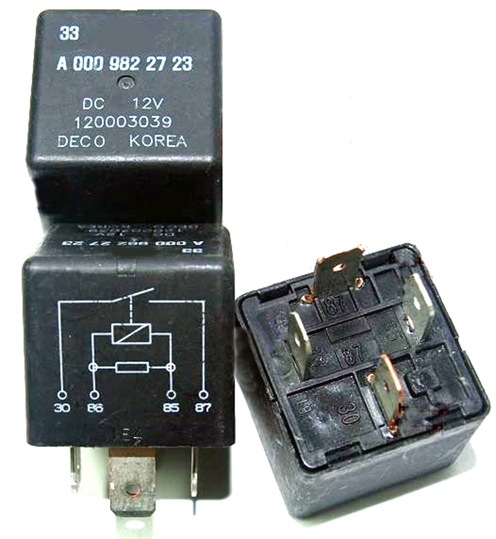 1PCS A0009822723 DECO 12VDC Automotive Relay 120003039 4Pins | eBay
