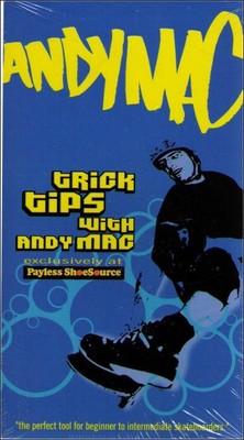 Skateboard Trick Tips Mit Andy Mac (2002) Vintage VHS Klebeband